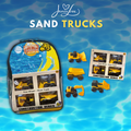 Jamie Love™ 4-Piece Sand Trucks Construction Set