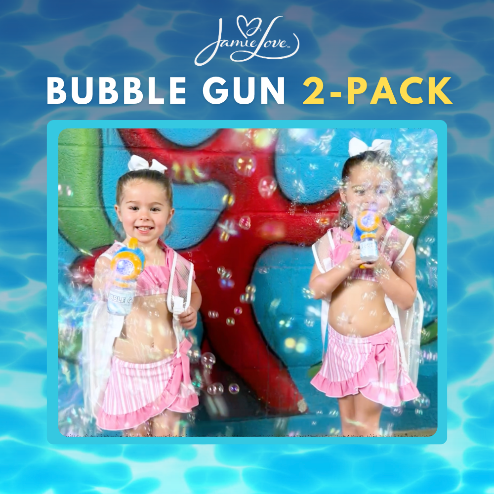 Jamie Love™ Electric Bubble Gun 2-Pack