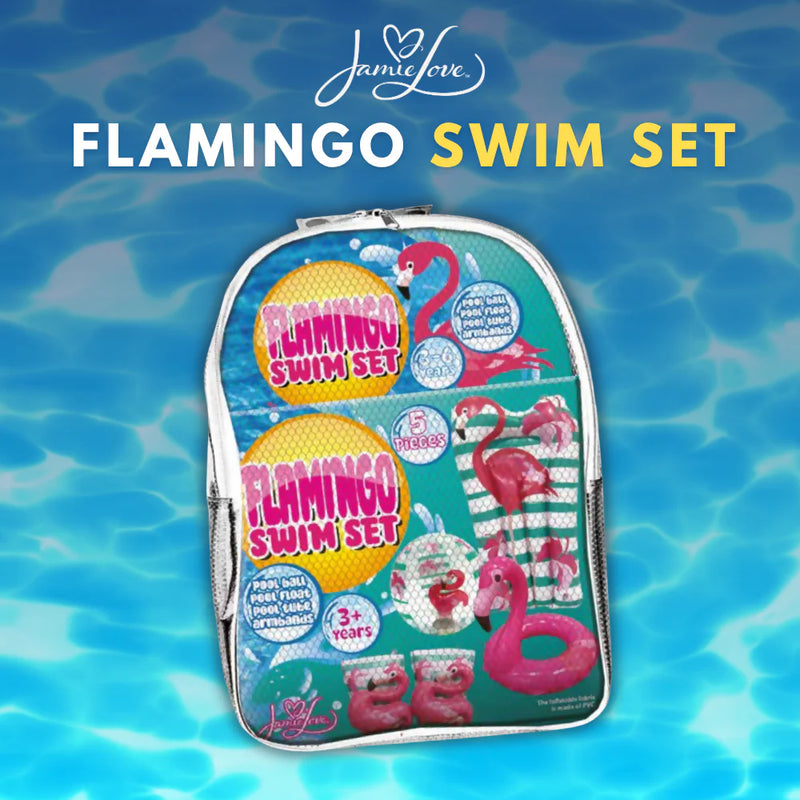 Jamie Love™ Flamingo 5-Piece Pool Swim Set