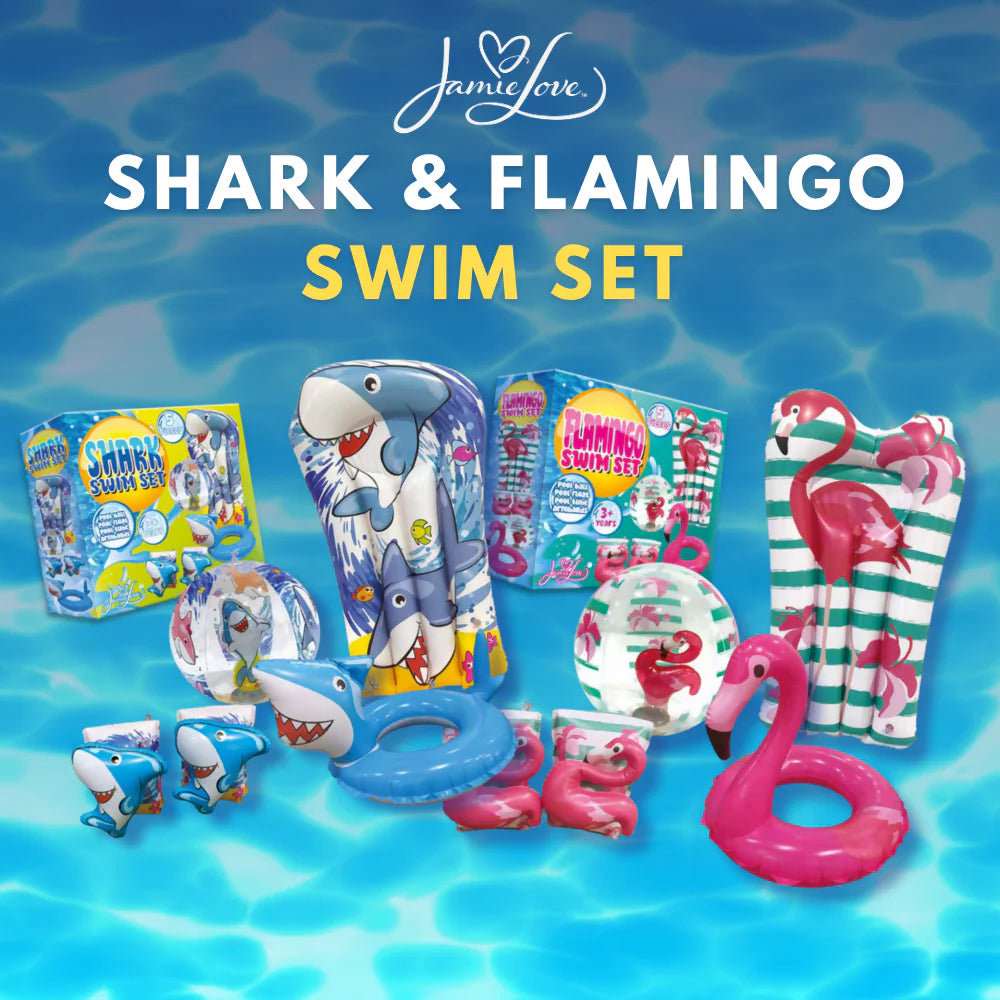 Jamie Love™ Shark 5-Piece Pool Swim Set